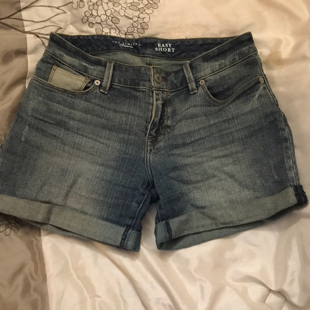 Denim shorts